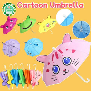 Kid Cartoon Umbrella Animal Creative Small Umbrella 3D Ear Modeling Umbrella for Boys Girls All-Weather Umbrella