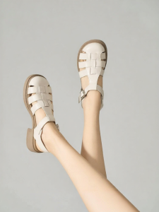 Josiny | Breathable Roman Sandals White