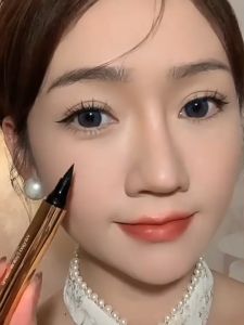 Eyeliner Pen 2 in 1 Seal stamp eyeliner Double head Fast Dry Waterproof Black Liquid Eyeliner Cat Eye Pencil Big Eyes Makeup Long Lasting Eye Liner Pen