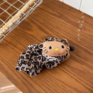 Large Size Leopard Cat Rabbit Banana Clip Womens Hair Accessories 2025 New Style Sweet Style Fashionable Hairpins