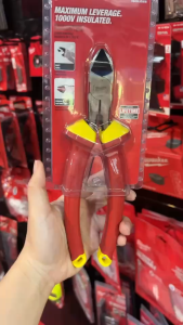 Milwaukee คีมตัดปากเฉียง 8 นิ้ว หุ้มฉนวนกันไฟฟ้า รุ่น 48-22-2208