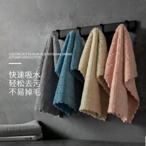 Thick Absorbent Non-Linting Kitchen Cleaning Cloths 6 Pieces