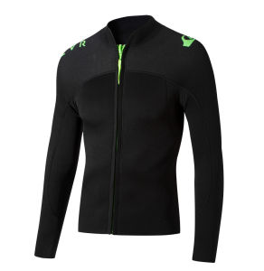 Thickened 3mm Waterstar Mens Surfing Jacket Divided Long Sleeve Underwater Diving Suit Sunscreen Nylon Material Scuba Trek Brand