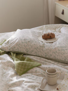 Country Style Pure Cotton Combed Floral Bedding Set 3-4 Piece Cotton Quilt Cover Sheet Bed Canopy Bedding Accessories