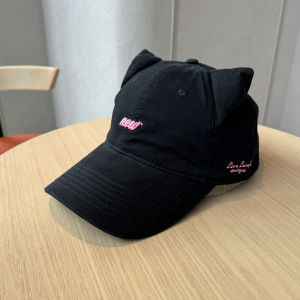 หมวกเบสบอลปักลายตัวอักษรสำหรับผู้ชายและผู้หญิง หมวกทรงโดมนุ่ม สไตล์เกาหลี แฟชั่นฤดูร้อน หมวกกันแดดสำหรับเดินทาง หมวกปีกกว้าง