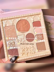 MONLEYTA | Angel Relief Palette Powder Blush Highlighter Matte Natural Long-lasting Pearl Dust Makeup For Students Eye Shadow Palettes