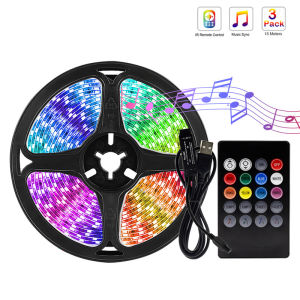 Q  Đèn dây led RGB 16 triệu màu 3M 5M điều khiển bằng điện thoại nháy theo nhạc trang trí decor phòng