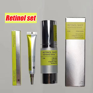 SADOER | Retinal Face Cream Eye Serum Set Firming Enhancer Hydrating Shot Tightening Booster Shrink Dark Circles Repair Korean