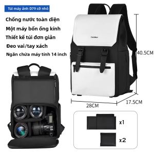 Cwatcun | Balo Máy Ảnh Chống Nước Chống Sốc Dung Lượng Lớn