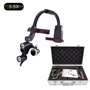 Dr.kim Dental LED Head Light Lamp For Magnification Binocular Loupes 5W Light 2.5X 3.5X Dentisit Surgical Headlight Lab Equipmen