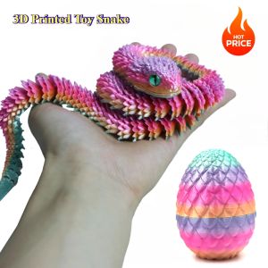 3d Printed Toys Home Decoration Desktop Decorations Anime Figures Articulating 3D Printing Snake Eggs Home Decor