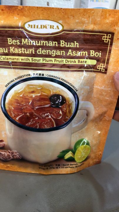 Limau Kasturi Calamansi Sour Plum Juice Calamansi Sour Plum