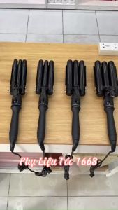 Máy Uốn Tóc Xoăn Sóng 3 Trục Dập Sóng Nước Máy Uống Làm Tóc Đẹp Chuẩn Salon Size 19mm 22mm 25mm 28mm