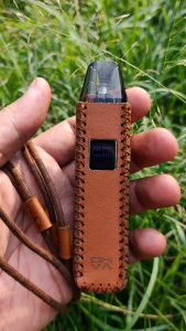 Vagary Leather Sleeve Case (Sarung Kulit) Oxva Xlim Pro + Lanyard