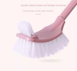 Sikat Kamar Mandi 2 Sisi Sikat Toilet Gagang Panjang Pembersih Kloset Kamar Mandi