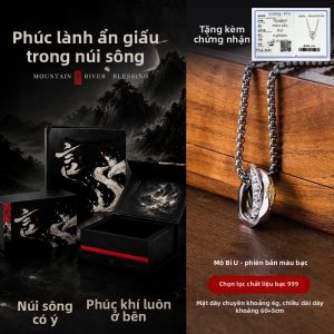 CHUNYAN | Dây Chuyền Mặt Pixiu Bạc Sterling
