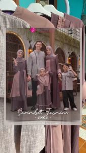RAUNA Sarimbit Keluarga Jasmine / SR - 09 Ungu / Fashion Muslim