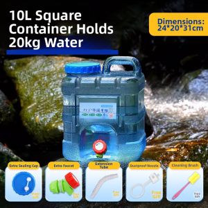 PATGEAR | Outdoor Drinking Water Storage Tank with Faucet