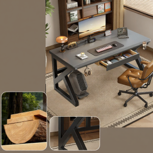 QIANTONG | Dual-use PC Gaming and Study Table with Drawer