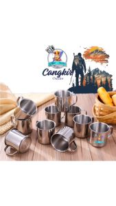 Cangkir Stainless 140ml Ideal untuk Hiking - Tahan Lama & Praktis