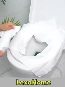 Alas Plastik Dudukan Toilet 10 PCS Sekali Pakai | Disposable Waterproof Toilet Seat Cover
