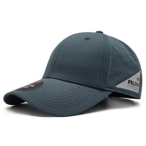 Mens Baseball Cap Summer Outdoor Sports Hiking Travel Sun Protection Wide Brim Quick Dry Breathable Hat Casual Polyester Fiber