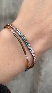 สร้อยข้อมือคุณภาพจาก Preciosa Czech & Japanese TOHO Beads | สร้อยข้อมือที่ทำด้วยมือ | สร้อยข้อมือสไตล์โบฮีเมียน