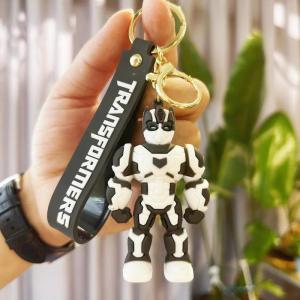 Bandai | Cute Cartoon 3d Doll Robot Pendant Keychain Bag Pendant Car Keychain Small Gift Metal Buckle Gift For Girlfriends Birthday