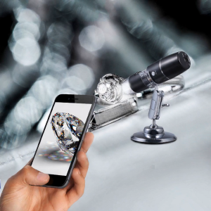 KKmoon Electron Digital Microscope Portable WiFi Wirelessly 1000x High Definition Magnifying Glass Christmas Halloween Educational Gift for Children