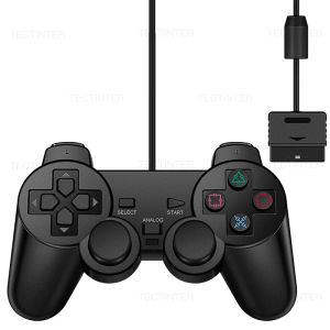 Wired Gamepad for Sony PS2 Controller for Mando PS2/PS2 Joystick for Playstation 2 Vibration Shock Joypad Wired USB PC Controle
