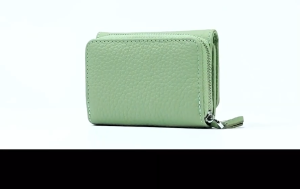 SG Japanese Style Short Genuine Leather Womens Mini Tri-Fold RFID Wallet Multifunctional short wallet