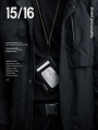 Ultra-Thin Cordura 1680D Ballistic Nylon License Card Holder Work ID Badge Lanyard Unisex Canvas Vertical Structure. 