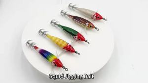 ShareShark | Bộ Mồi Câu Cứng Phát Sáng Trong Bóng Tối ShareShark 5 Chiếc Họa Tiết Tia Laser Hình Tôm Nằm Ngang Dùng Cho Câu Mực Và Bạch Tuộc Biển