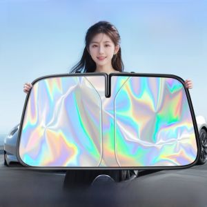 MONLEYTA | German Car Laser Sunshade Curtain Heat Insulation Glass Cover Front Windshield Sun Protection Heat Reflection Light Blocking Board