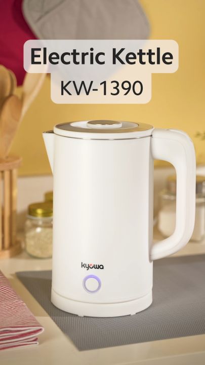 Kyowa Stainless Steel White Kettle White Electric Kettle And Hot