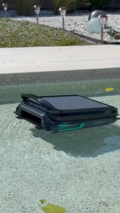 WYBOT F1 Pool Skimmer Solar Powered Robotic Cleaner Smarter Cleaning Sustainable Power Serene Pools - 1 Year Warranty