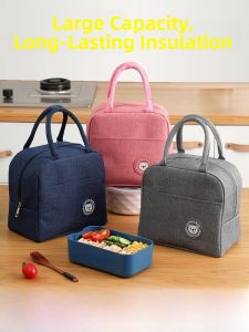 Thickened Aluminum Foil Lunch Box Bag Waterproof Oilproof Portable Lunch Bag for Students And Office Workers Insulated Food Bag