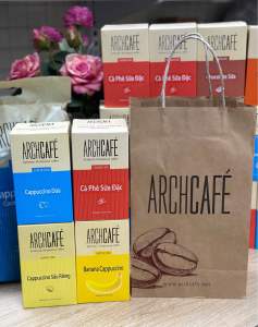 (Hàng tặng) Túi giấy Archcafe