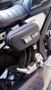 B-SOUL Universal Motorcycle Saddle Bag Waterproof EVA Hard Shell Storage Bag Side Tool Box For Motorcycle Luggage Bag