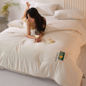 Class a Pure Cotton Embroidered Soybean Thickened Antibacterial 3D Quilt Core Four Seasons Spring Autumn Winter Warm Quilt