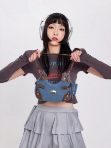 YINMEI | Y2K Chic Cowgirl Shoulder Bag