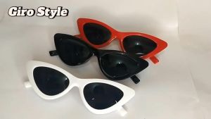 CAT EYES Kacamata Hitam Wanita Model Korea Vintage Motif MATA KUCING