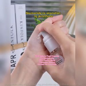 『BUY 1 TAKE 1』Sakura Underarm Whitening Cream Pearl Moisturizerand Gluta Deodorant Spray Set