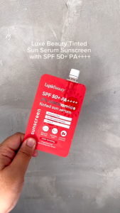 Luxe Beauty BUY 1 GET 1 SPF 50+ PA++++ 2% Niacinamide Tinted Sun Serum Sunscreen 9ml