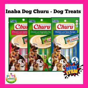 INABA DOG CHURU Creamy Lickable Dog Treat Premium Japanese Dog Snack