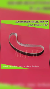 Asahan Mesin Potong kain KM KS 181C2-2/M-189/ABRASIVE BELTS M.J.M-58085 ( konveksi mesin jahit )
