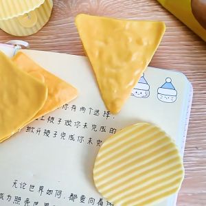 Kẹp Giấy Kẹp Miệng Túi Hình Miếng Snack Dễ Thương Kẹp Tài Liệu 100 Tờ