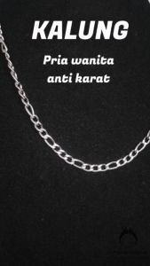 KALUNG TITANIUM PRIA - ASLI STAINLESS STEEL