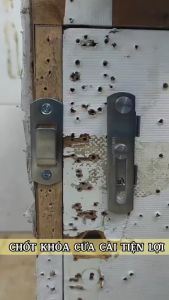 Bộ chốt khóa cửa trượt bằng thép không gỉ