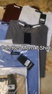 PALETTES Pure Cotton Spandex Plain Mens T-shirt T Shirts Tops for Men Tee #5107